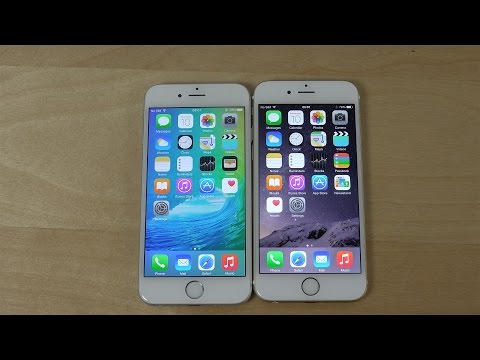 iPhone 6 iOS 9 Beta vs. iPhone 6 iOS 8.4 Beta 4 - Benchmark Speed Test! (4K)