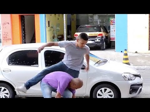 Men will tie shoelace and makes people angry