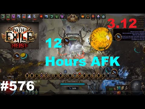 [Path of Exile] 12 Hours of AFK BLIGHTED MAPS! - 17th Stream of Heist League - 576