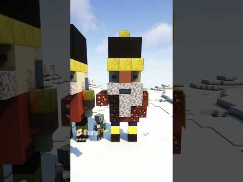 "Epic Nutcracker Build in Minecraft" #shorts