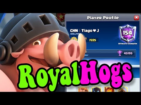 ROYAL HOG DECKS 🏆 Tiago™ gameplays👈 Clash Royale Royal Hog Best Decks
