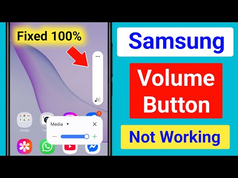 Samsung Volume Button Not Working Problem || How to Fix Volume Button Not Working in Samsung Phone