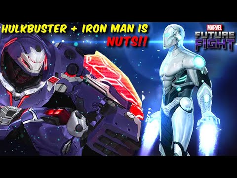 the ultimate IRON MAN COMBO! Hulkbuster Buffs are INSANE - Marvel Future Fight