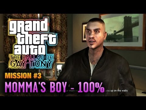 GTA: The Ballad of Gay Tony - Mission #3 - Momma's Boy [100%] (1080p)