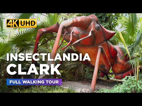 INSECTLANDIA IN CLARK Pampanga Walking Tour 2023 🇵🇭 | WHAT CAN YOU SEE INSIDE The Park?【4K】