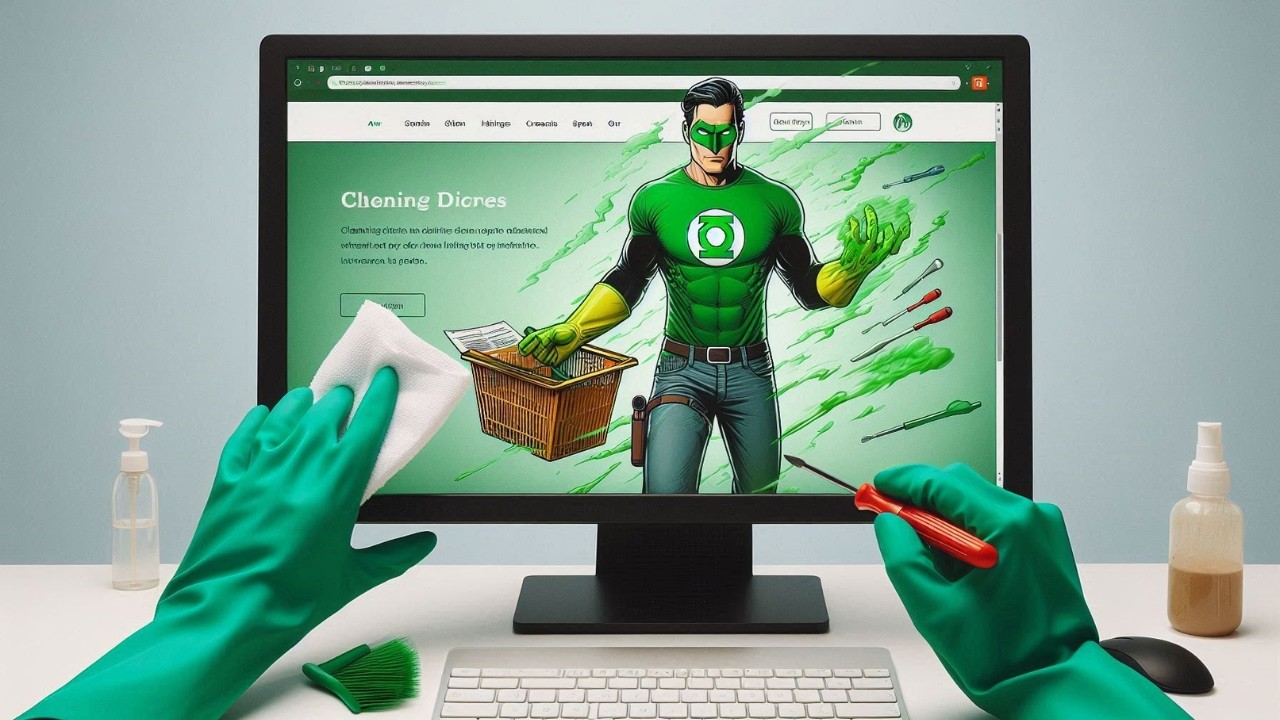 Criação de site de higienização na prática mais configurações de conversões