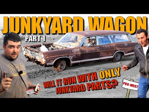 JUNKYARD Wagon BUILD With ONLY JUNKYARD PARTS! Abandoned 53 Years Ago!