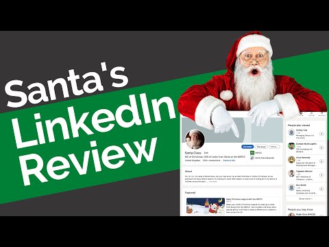 LinkedIn Profile Review for Santa // with Jo Saunders - YouTube