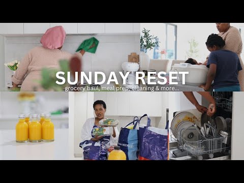 Sunday Reset | Weekly Grocery Haul | Meal Prep | Sunday Brunch