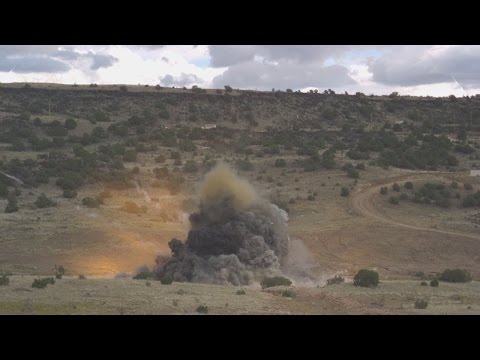 Cement Truck Explosion High-Speed Footage