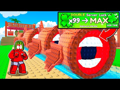 Ich habe 99x MAX LUCK in Steal a Fish freigeschaltet