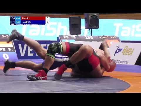 BRONZE FS - 78 kg: I. TIMAR (HUN) v. S. HAMPE (GER)