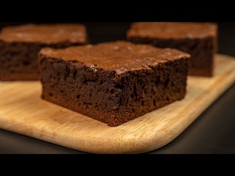 THE PERFECT BROWNIE RECIPE! The Most Chocolatey Brownie You'll Ever Taste! So Easy!
