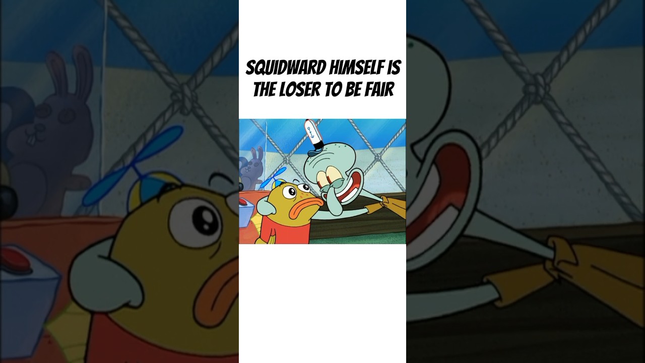 Squidward Mocks a Little Kid #spongebobsquarepants #squidward #nickelodeon #nicktoons #shorts
