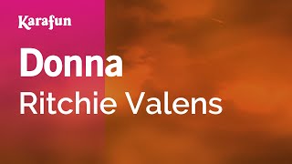 Donna - Ritchie Valens | Karaoke Version | KaraFun