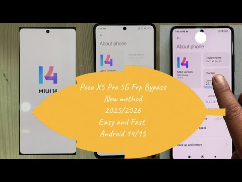 All poco Frp Bypass 2026 || Poco X5 Pro 5G || Without Pc || New Method