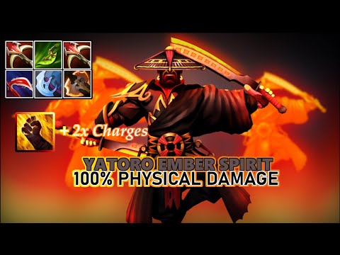 YATORO EMBER SPIRIT SAFE LANE - 2X Daedalus 2x Sleight Of Fist - 26KILLS!!!