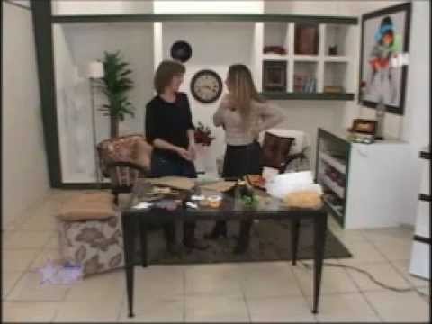 Carmen Silvia Artesanato Galinha na Cesta de Juta - TV in (Parte 1/2)