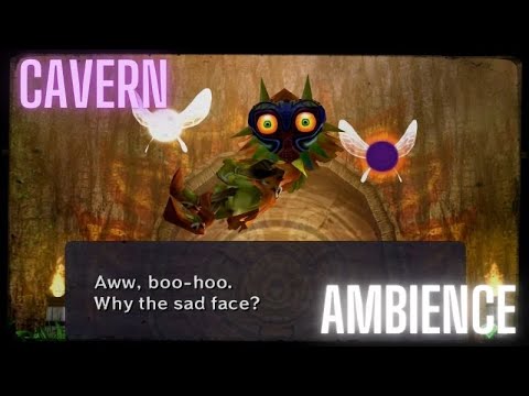 🎵The Legend of Zelda: Majora's Mask - Cavern ambience (fireplace)
