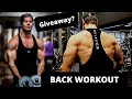 Back workout! (Giveaway?)