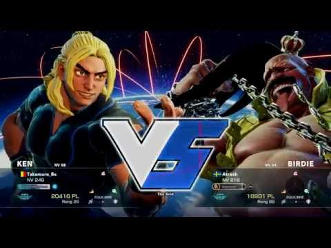 Takamura_Be ( Ken ) VS Atrosh ( Birdie ) HD 1080p 60fps - Street Fighter 5