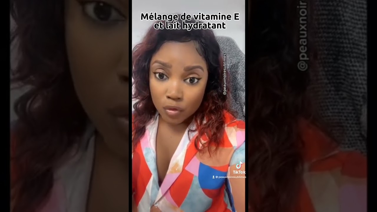 Vitamine e pour la peau