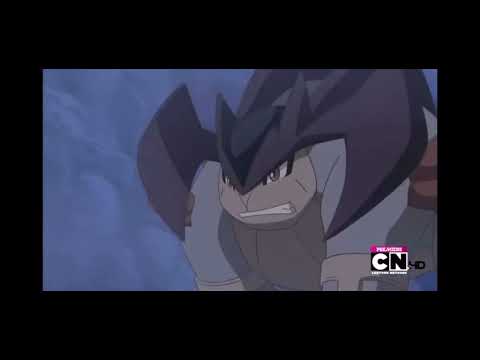 Pokemon Kyurem vs. the sword of justice, but it's just Terrakion.