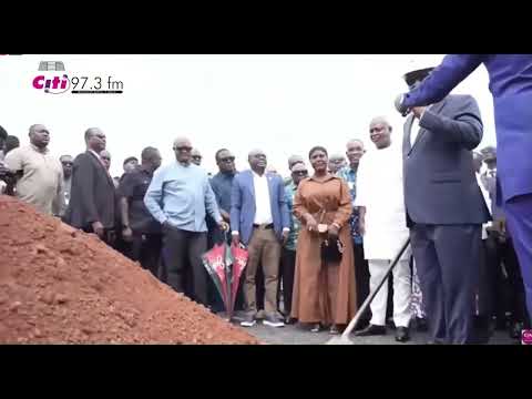 Mahama Breaks Ground for New 7-Storey Car Park and Hotel at Accra Airport