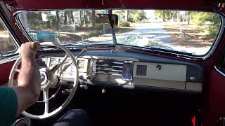 1940 Chrysler New Yorker Highlander Convertible Coupe Driving Video