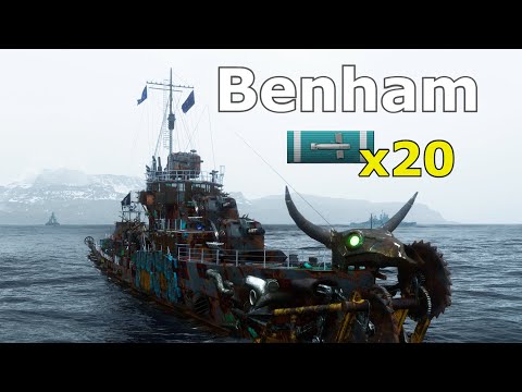 World of WarShips Benham - 2 Kills 212K Damage