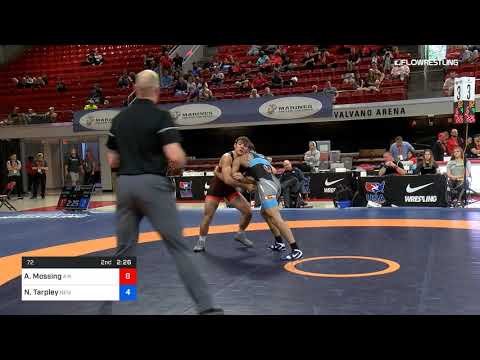72 Kg Semifinal Alex Mossing Air Force Regional Training Center Vs Nick Tarpley New York Athletic