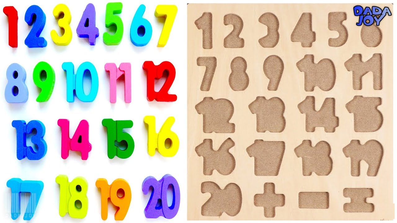 Aprenda 1 a 20 Números Para Niños|Contando Números|Números Mágicos 1 a 20|123 Aprendiendo para niños