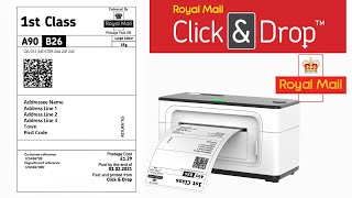 How to Print Royal Mail Shipping Labels with MUNBYN RealWriter 941 Label Printer?