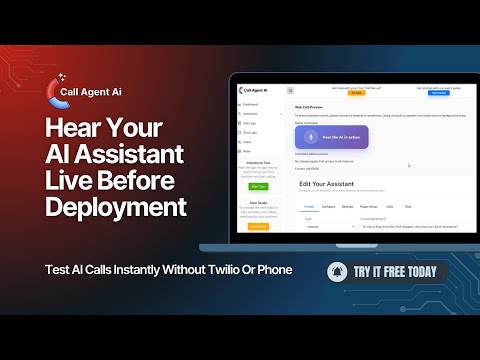 How to Test Your AI Assistant Without a Phone (Web Call Preview)