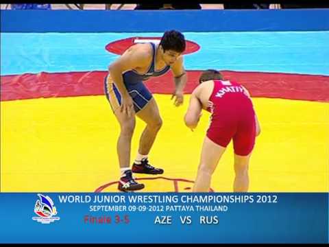 WORLD JUNIOR WRESTLING CHAMPIONSHIPS 2012_AZE VS RUS