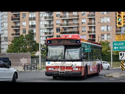 (Short ride) Toronto Transit Commission Orion OG Hybrid Vii 1134 - Route 109B Ranee