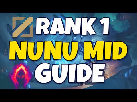 RANK 1 NUNU MID GUIDE (Season 11) | Learn how to DOMINATE games with NUNU MID!