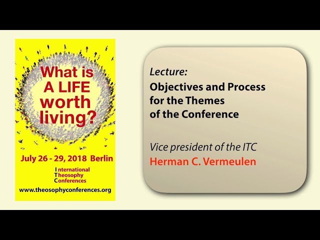 ITC2018-06: Objectives and Process for the Themes of the Conference