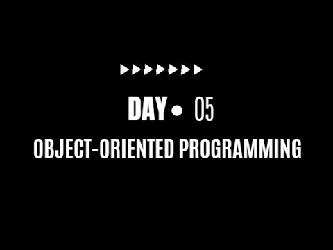 Day 5 Object Oriented Programming With Javascript
