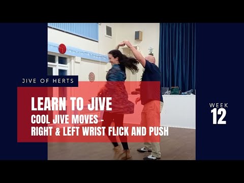 Learn to Jive Rockabilly Style - Jive Moves Breakdown & Demo -  Wrist Flick & Push -  Week 12: