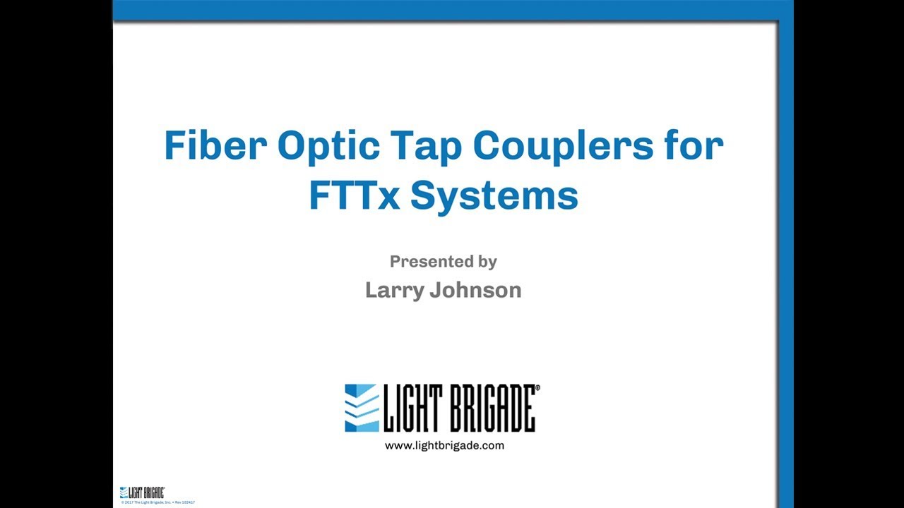 Fiber Optic Tap Couplers for FTTx Systems