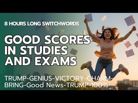 Switchwords Affirmation on How to achieve good scores in Studies and Exams! (8 Hours Long)