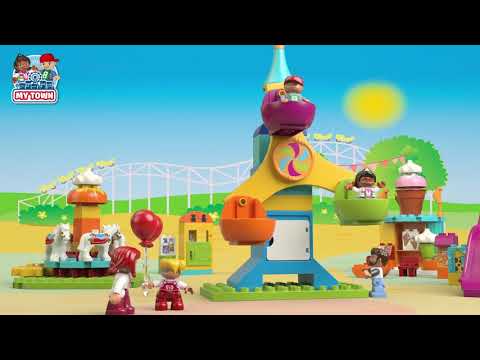 Конструктор LEGO Duplo «Большой парк аттракционов» 10840 / 106 деталей