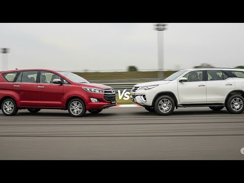 Innova Crysta Touring Sport (2.8) VS Fortuner (2.8) Drag Race🔥