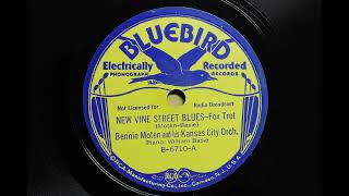 Bennie Moten and his Kansas City Orchestra,{ NEW VINE STREET BLUES } 1929.