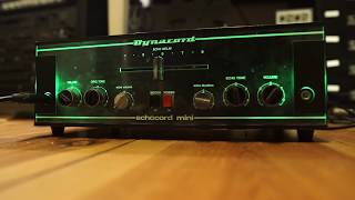 Video thumbnail for Demo vintage Dynacord Echocord Mini Tape Delay by mission control