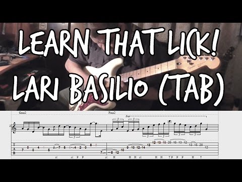 Learn That Lick! Lari Basilio (With TAB)