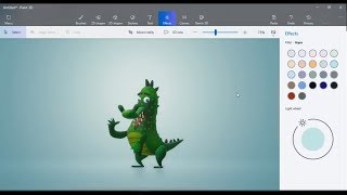 Create 3d character in Microsoft paint 3d
