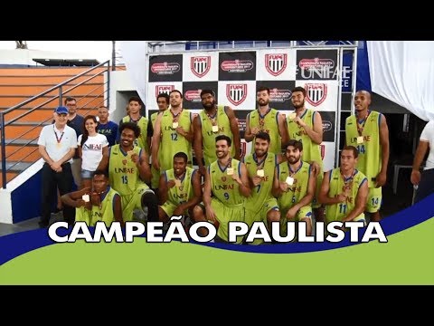 BASQUETE UNIFAE É CAMPEÃO PAULISTA - UNIFAE ACONTECE