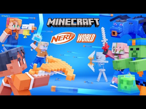 MINECRAFT NERF WORLD DLC IS INSANE! [Full Gameplay]